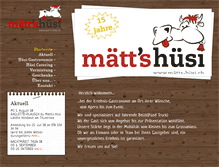 Tablet Screenshot of maetts-huesi.ch